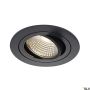 Lumină îngropată deasupra plafonului NEW TRIA 1 SET 113900 3000K 1x8W/LED 700LM IP20 de la SLV