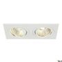 Lumină îngropată deasupra plafonului NEW TRIA 1 SET 113921 3000K 2x14W/LED 1250LM IP20 de la SLV