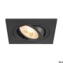 Lumină îngropată deasupra plafonului NEW TRIA 1007378 1x10W/GU10 IP20 de la SLV