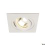 Lumină îngropată deasupra plafonului NEW TRIA 113511 1x50W/GU10 IP20 de la SLV