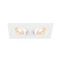 Lumină îngropată deasupra plafonului NEW TRIA® 1008509 2x10W/GU10 de la SLV