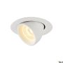 Lumină îngropată deasupra plafonului NUMINOS® GIMBLE XS 1005844 3000K 1x7W/LED 700LM de la SLV