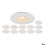 Lumină îngropată deasupra plafonului UNIVERSAL DOWNLIGHT 1007272 2700K|3000K|4000K|6500K 1x8W/LED 560lm|610lm|680lm|640lm ip20_ip65 de la SLV