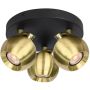 Spot Lafin SPL-45379-3R-BK-GD 3x10W/GU10 IP20 de la Italux