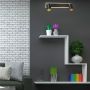 Spot Parma LP-0612/2WS BK 3000K|4000K|6000K 2x50W/GU10 IP20 de la Light Prestige