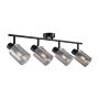 Spot Sardo SPL-5581-4-BK-SG 4x40W/E14 IP20 de la Italux