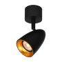 Spot Tino SPL-36748-1R-BK-GD 1x10W/GU10 IP20 de la Italux