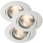 Lumină îngropată deasupra plafonului TRITON 54540101 3x35W/GU10 IP23 de la Nordlux