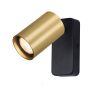 Aplique de perete Nesto WL-23436-1-BK-GD 1x10W/GU10 IP20 de la Italux
