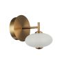 Aplique de perete Nico WL-8545-1-BK-GD 3000K 1x5W/LED 480lm IP20 de la Italux