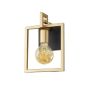 Aplique de perete PRIMERO WL-44003-1-BK-GD 1x60W/E27 IP20 de la Italux