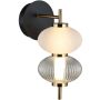 Aplique de perete Testa WL-84938-2-BK 3000K 1x8W/LED 480lm IP20 de la Italux