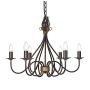 Candelabru WINDEMERE WM6 6x60W/E14 de la Elstead Lighting
