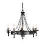 Candelabru WARWICK WR5-GRAPHITE 5x60W/E14 de la Elstead Lighting