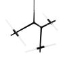 Lampă cu pendul CANDELABR XCP8053-6.BLACK 5x3,5W/G9 IP20 de la King Home