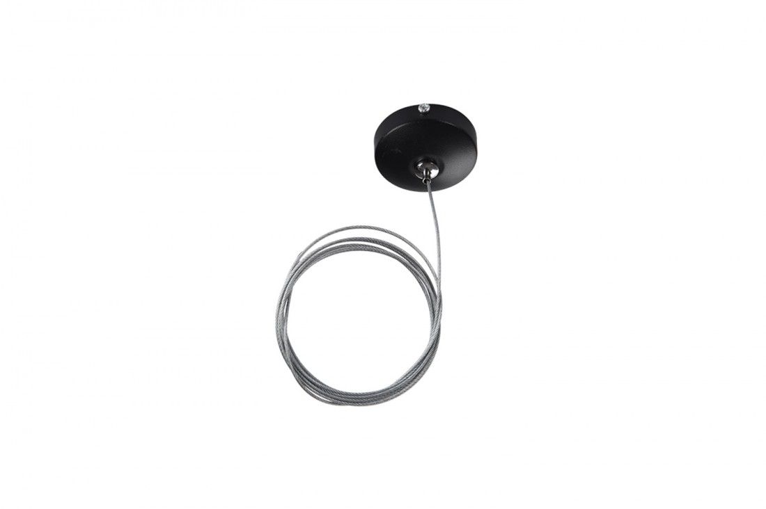 CEILING PLATE BK + WIRE-AZ4780-AZzardo-203684