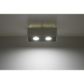 Lumină montată pe suprafață MONO SL.0067 2x40W/GU10 de la Sollux