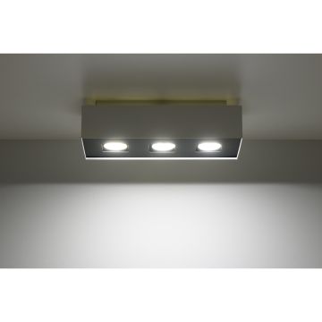Lumină montată pe suprafață MONO SL.0068 3x40W/GU10 de la Sollux