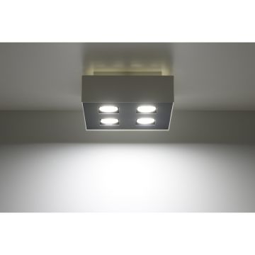 Lumină montată pe suprafață MONO SL.0069 4x40W/GU10 de la Sollux