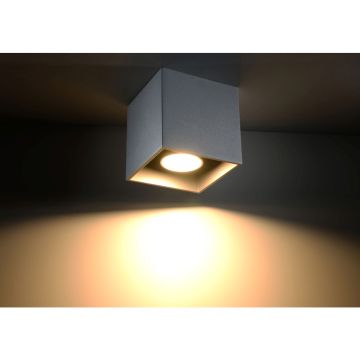 Lumină montată pe suprafață QUAD SL.0024 1x40W/GU10 de la Sollux