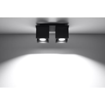 Lumină montată pe suprafață QUAD SL.0063 2x40W/GU10 de la Sollux