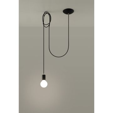 Lampă cu pendul EDISON SL.0369 1x60W/E27 de la Sollux