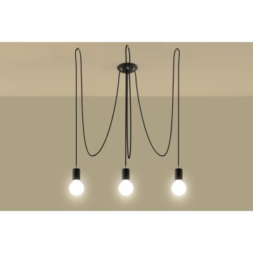 Lampă cu pendul EDISON SL.0370 3x60W/E27 de la Sollux
