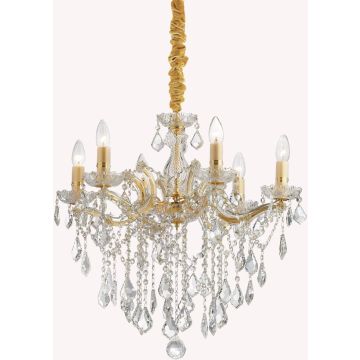 Candelabru FLORIAN 035635 6x40W/E14 ip20 de la Ideal Lux