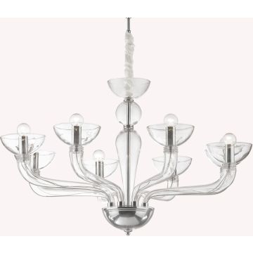 Candelabru CASANOVA 044255 8x40W/E14 ip20 de la Ideal Lux