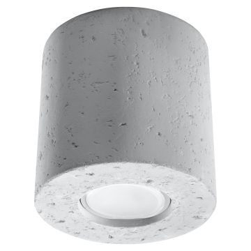 Lumină montată pe suprafață ORBIS BETON SL.0488 1x40W/GU10 de la Sollux