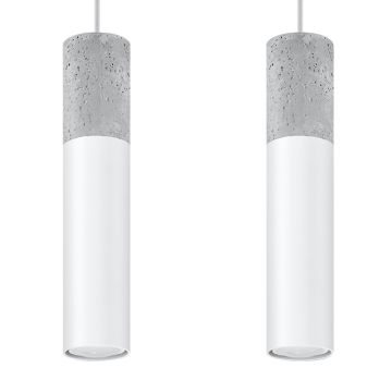 Lampă cu pendul BORGIO SL.0648 2x40W/GU10 IP20 de la Sollux