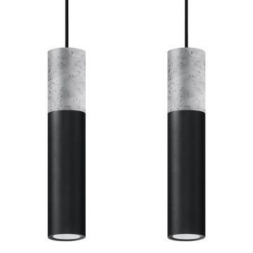 Lampă cu pendul BORGIO SL.0651 2x40W/GU10 IP20 de la Sollux