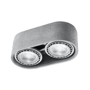 Lumină montată pe suprafață BASIC 2 SL.0882 2x40W/GU10 IP20 de la Sollux