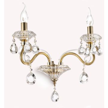 Aplique de perete NEGRESCO 087757 2x28W/E14 ip20 de la Ideal Lux