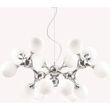 Lampă cu pendul NODI 082073 15x28W/E14 ip20 de la Ideal Lux