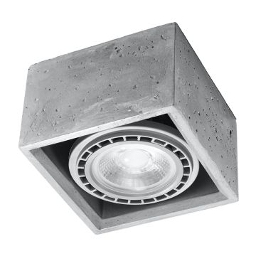 Lumină montată pe suprafață QUATRO 1 SL.0883 1x40W/GU10 IP20 de la Sollux