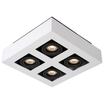 Lumină montată pe suprafață XIRAX 09119/21/31 2200k 4x5w/gu10 320lm ip20 de la Lucide