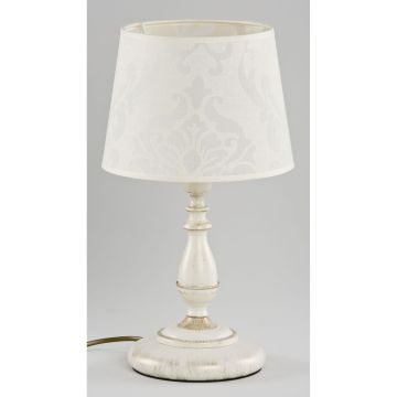Lampă de masă ROKSANA WHITE 18538 1x60W/E27 de la Alfa