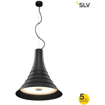 Lampă cu pendul BATO 1000435 2700K 1x30W/LED 1450LM IP20 de la SLV