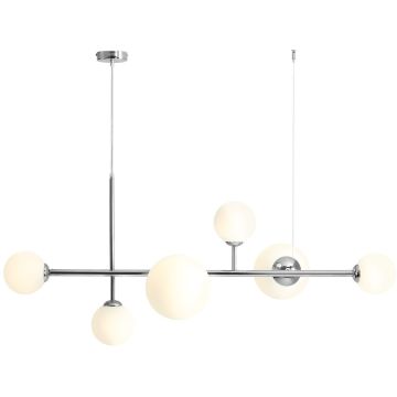 Lampă cu pendul DIONE 1092K4 4x40W/E14+2x60W/E27 de la Aldex
