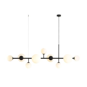 Lampă cu pendul DIONE 9 BLACK 1092N1 9x40W/60W/E14/E27 IP20 de la Aldex