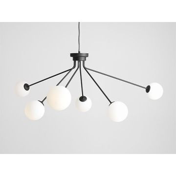 Lampă cu pendul HOLM 1082K1 6x40W/E14 de la Aldex