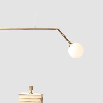 Lampă cu pendul PURE 1064H30 2x40W/E14 de la Aldex