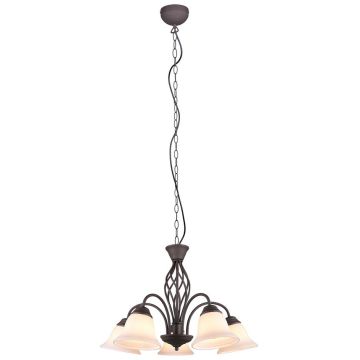 Candelabru RUSTICA 101000524 5x40w/e14 ip20 de la Trio
