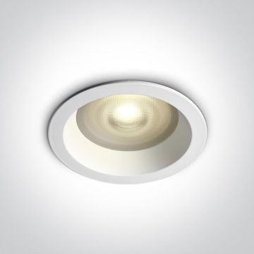 Lumină îngropată deasupra plafonului The Dark Light 10105R2P/W 1x10W/GU10 IP65 de la One Light