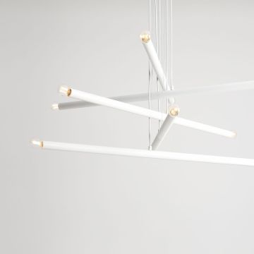 Lampă cu pendul TUBO 1072M 10x40W/E14 de la Aldex