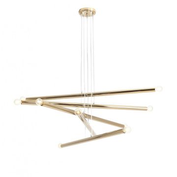 Lampă cu pendul TUBO 1072M30 8x40W/E14 de la Aldex