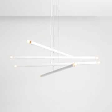 Lampă cu pendul TUBO 1072P 8x40W/E14 de la Aldex