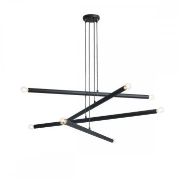 Lampă cu pendul TUBO 1072P1 8x40W/E14 de la Aldex