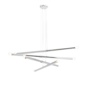 Lampă cu pendul TUBO 1072P4 8x40W/E14 de la Aldex